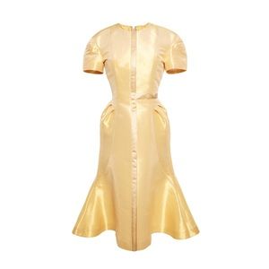 Thom Browne Gold Cocktail Dress